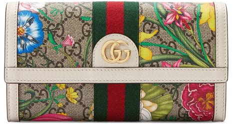 portafoglio gucci flora|Gucci Flora pattern.